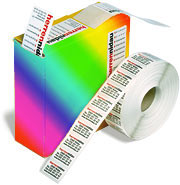 Etichette standard formato C, 4 colori 45 x 20 mm su bobine